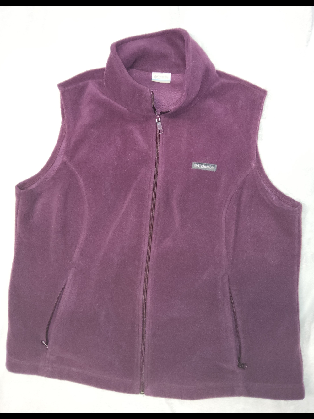 Columbia Women's Fleece Vest - Plum